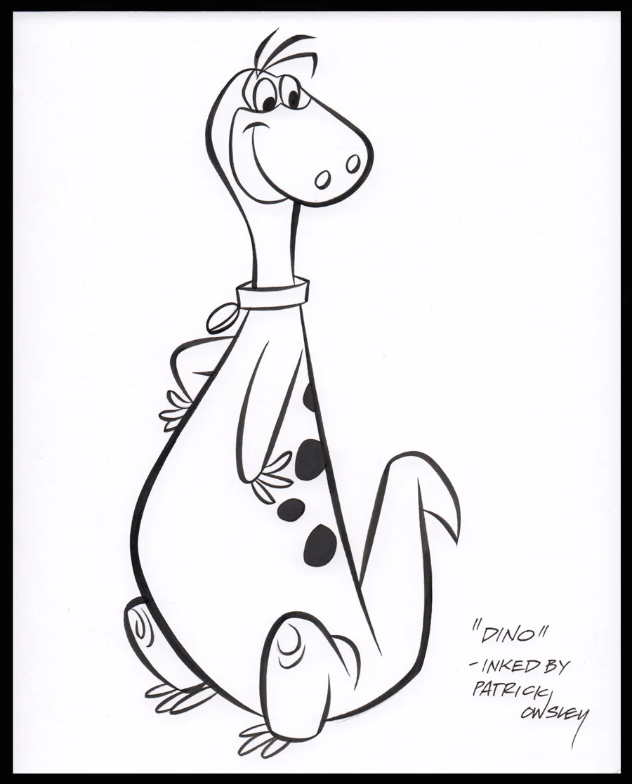 flintstones black and white