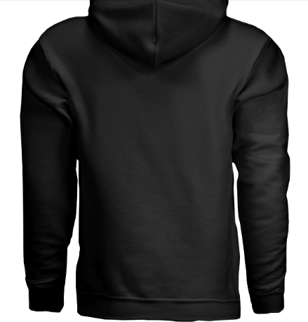 black hoodie unisex