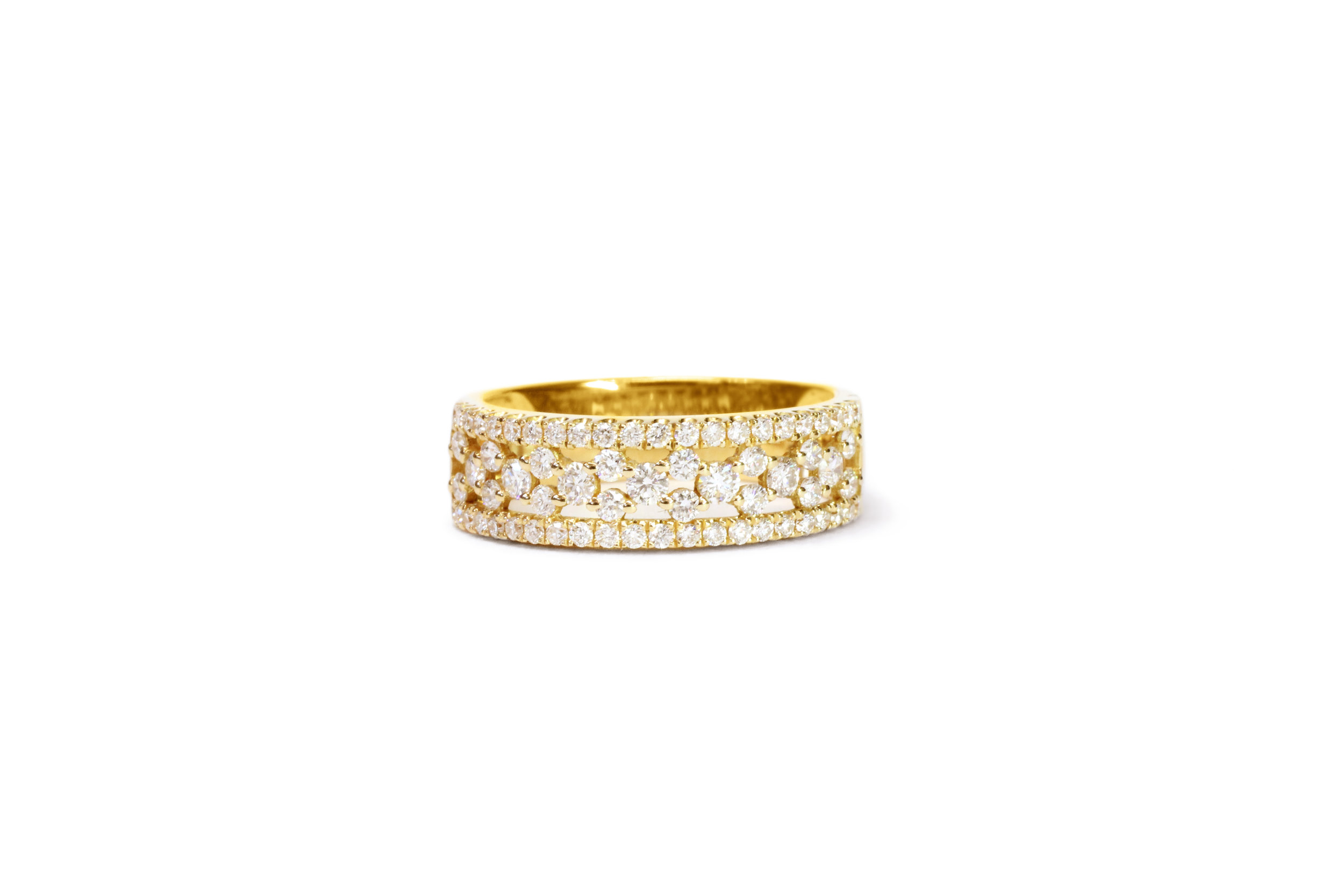 Round Bezel Edge Solitaire Ring — J. Sampieri