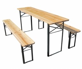 Beer Garden A K A Biergarten Folding Table And Benches Comme