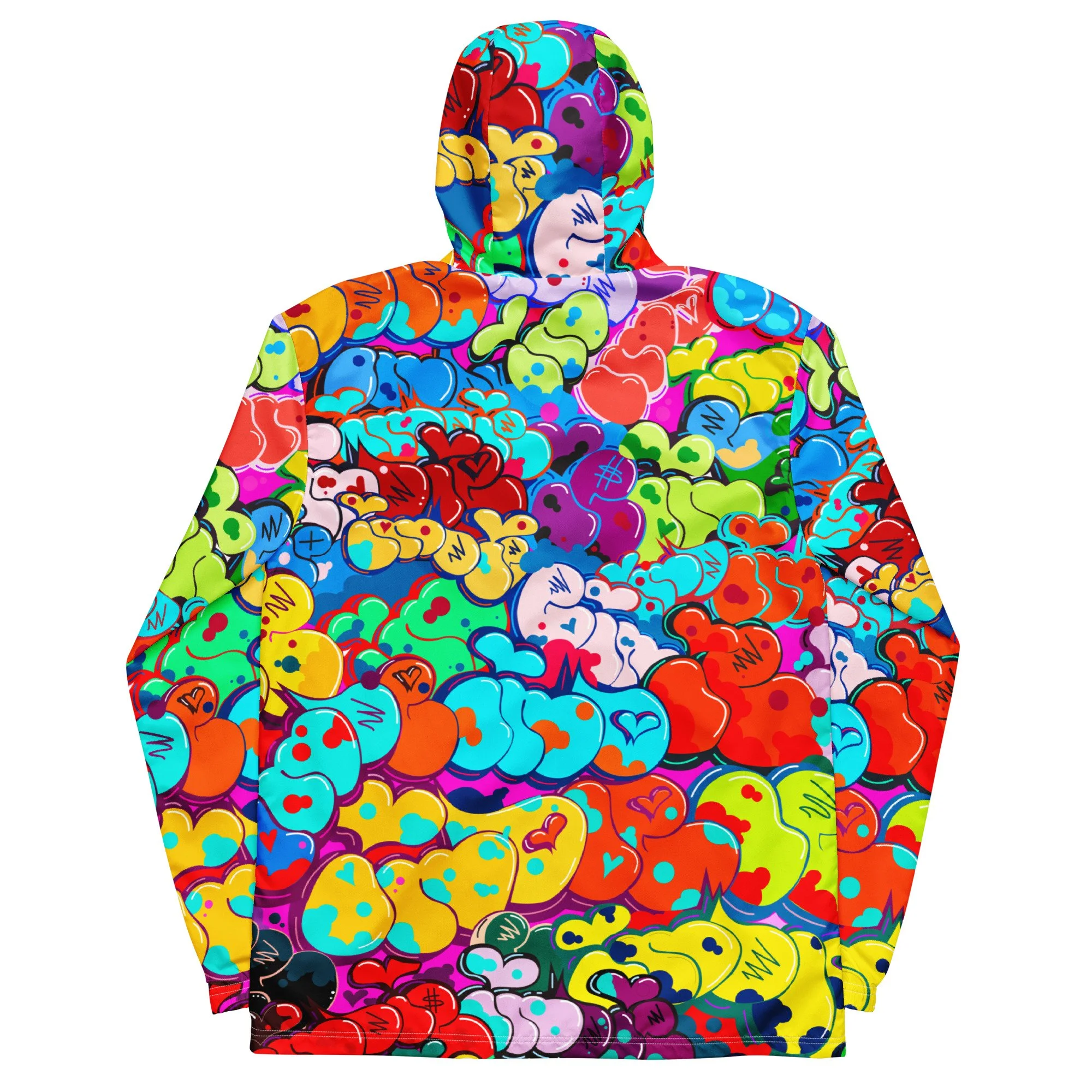 INDIE184 Bubble Pattern Unisex Windbreaker Jacket — INDIE 184