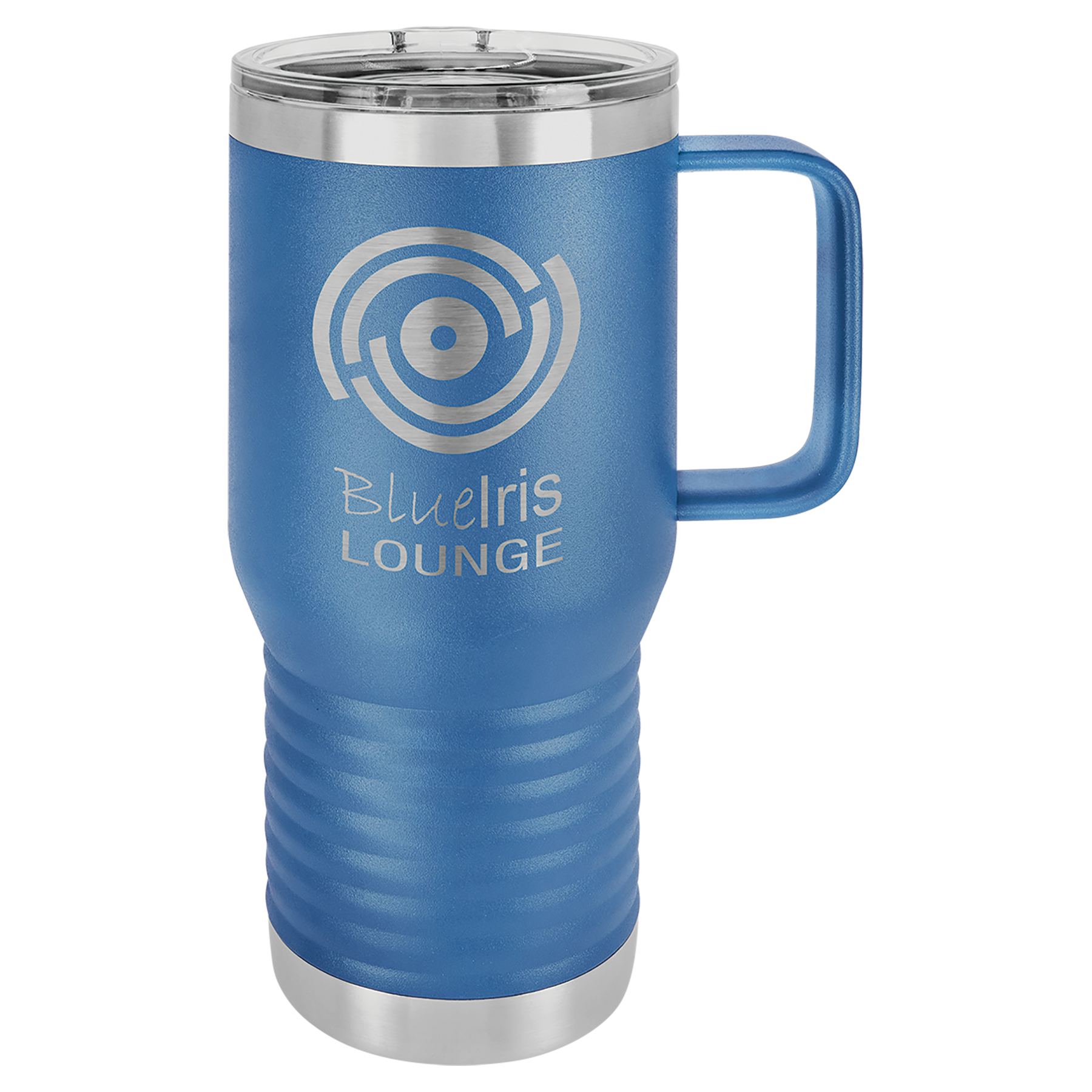 Custom Travel Coffee Mug, Laser Engraved, 16 oz Stainless Steel – DeluxHub