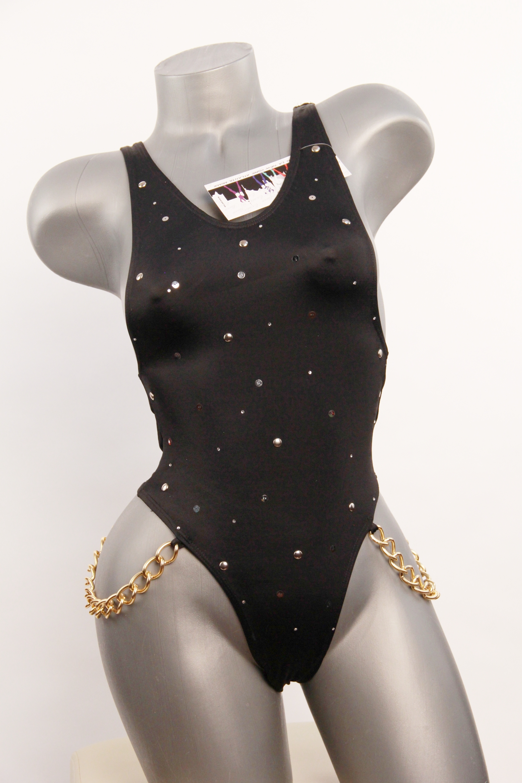 bodysuit with chains