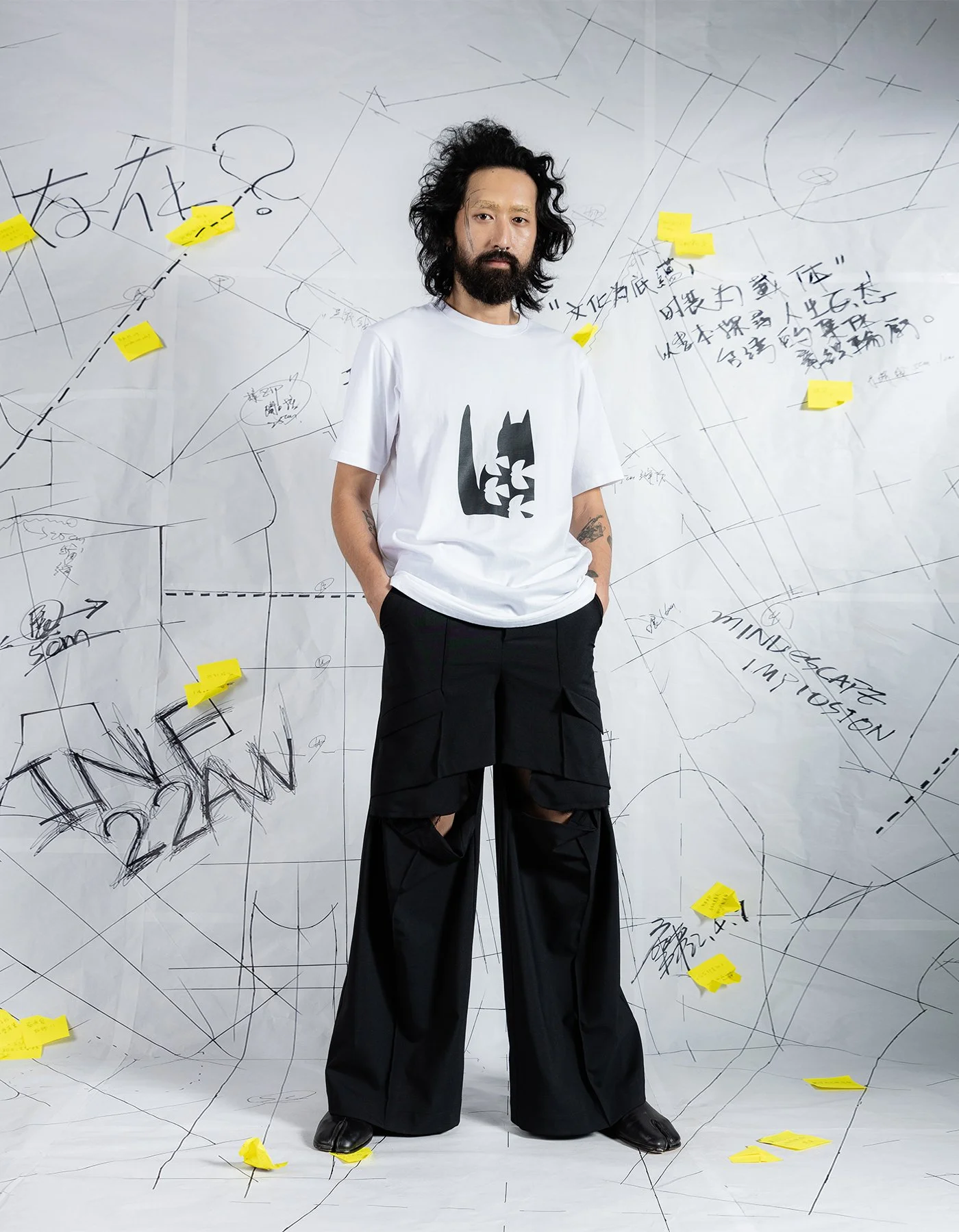 INF X Artist Crossover T-shirt Bon Voyage — INF - Garment for the rebels, sociopaths, kinkies. Madly tailored by an obsessive and compulsive designer