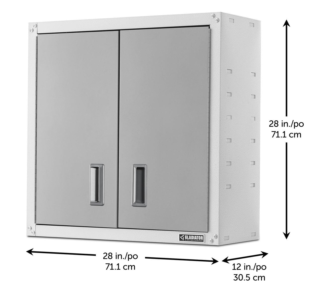 Ready To Assemble Full Door Wall Gearbox Cromo Storage