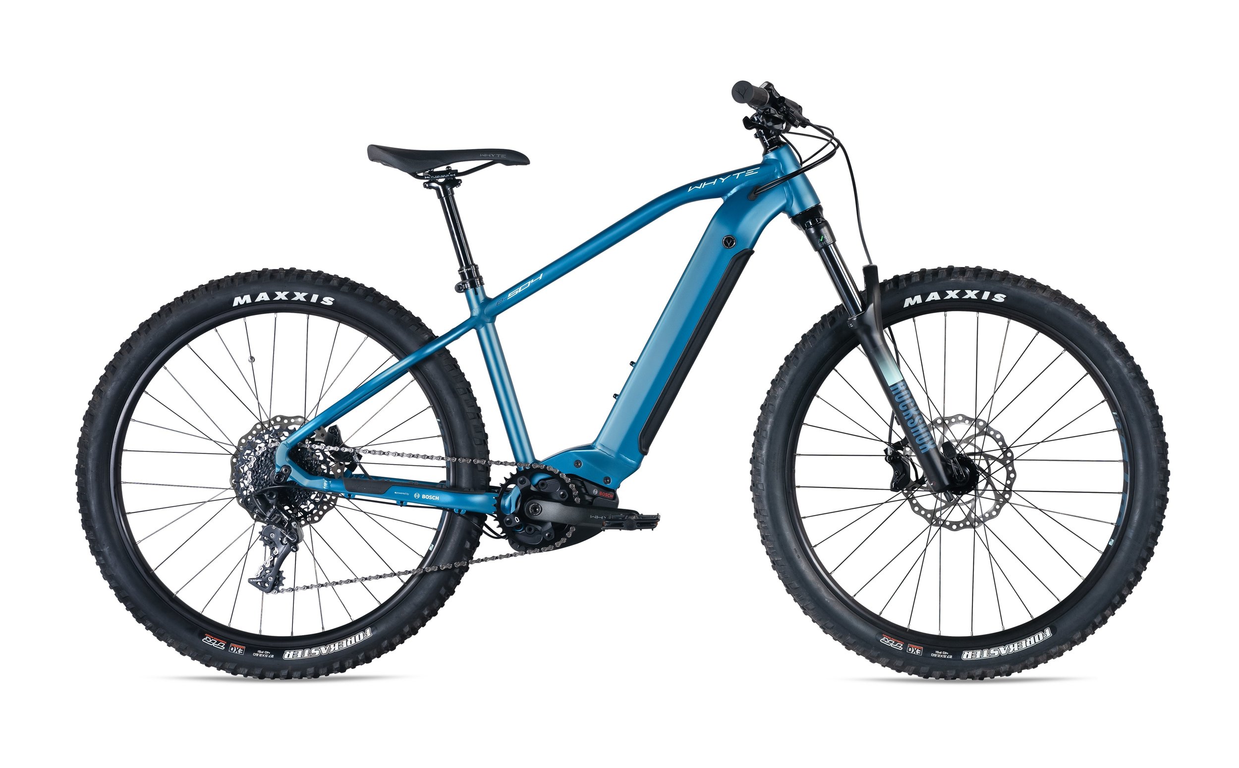 EX HIRE WHYTE E 504 HARDTAIL ELECTRIC MOUNTAIN BIKE EXTRA SMALL Sutton Bank Bikes Bike Hire Trails Sales