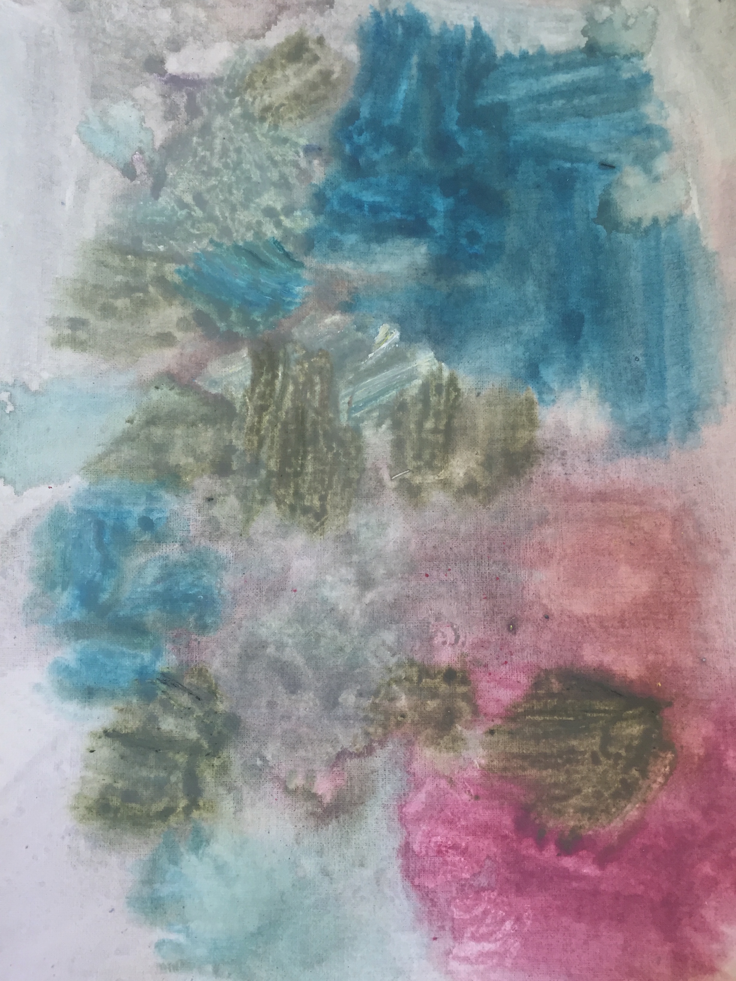 Abstract Composition 11 2018 Acrylic On Paper 14 X11 Mark
