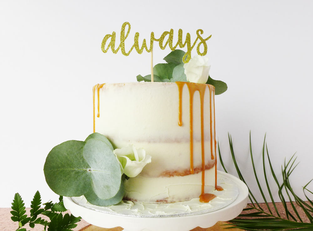 Always Wedding Cake Topper Rachel Emma Studio Wedding