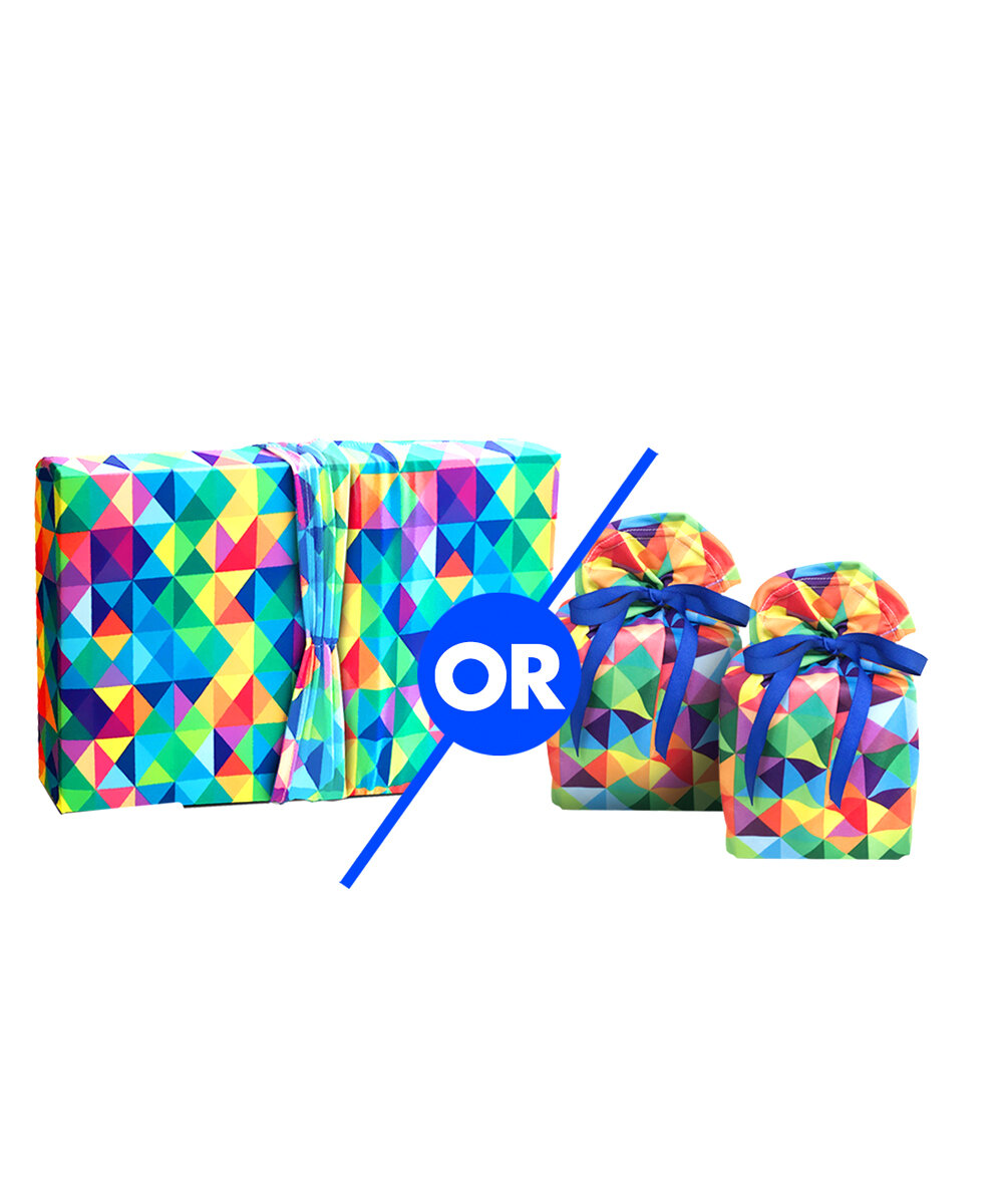 chevron gift wrap