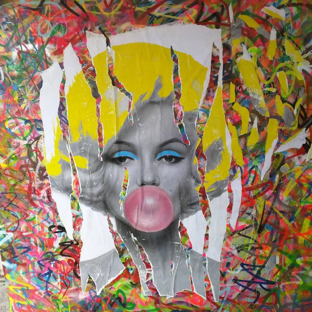 Impact Art Gallery Marilyn Monroe Bubble Gum Le Fou