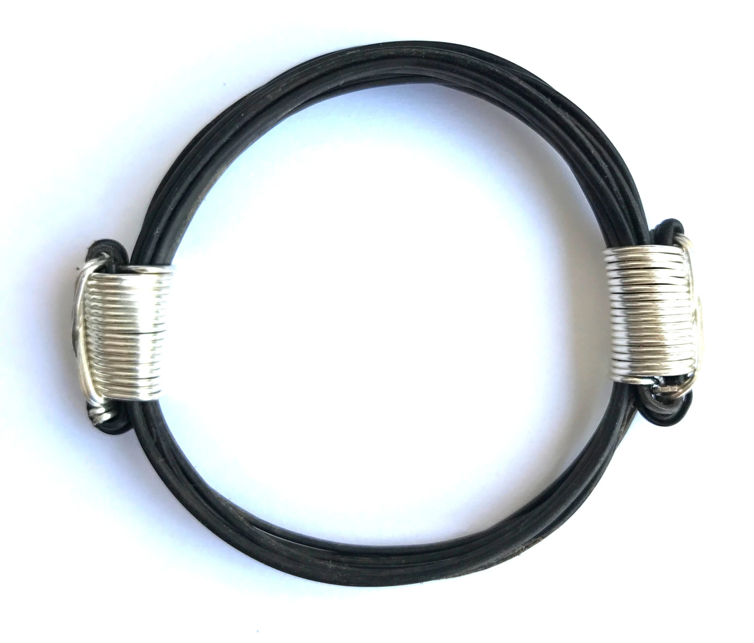 Elephant Hair Bracelet Silver Men Lab Dakota