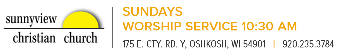 Sunnyview Christian Church, Oshkosh, Wisconsin - An independant church community.