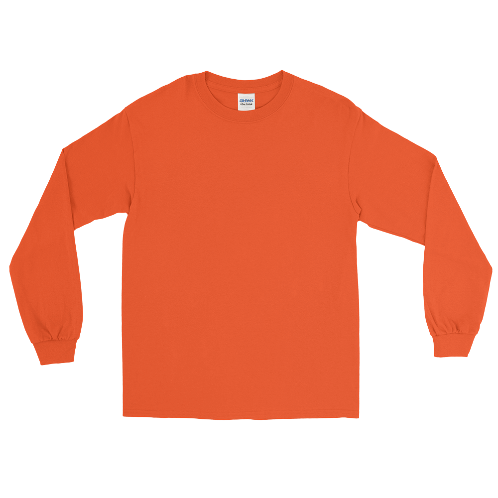 orange long sleeve shirt