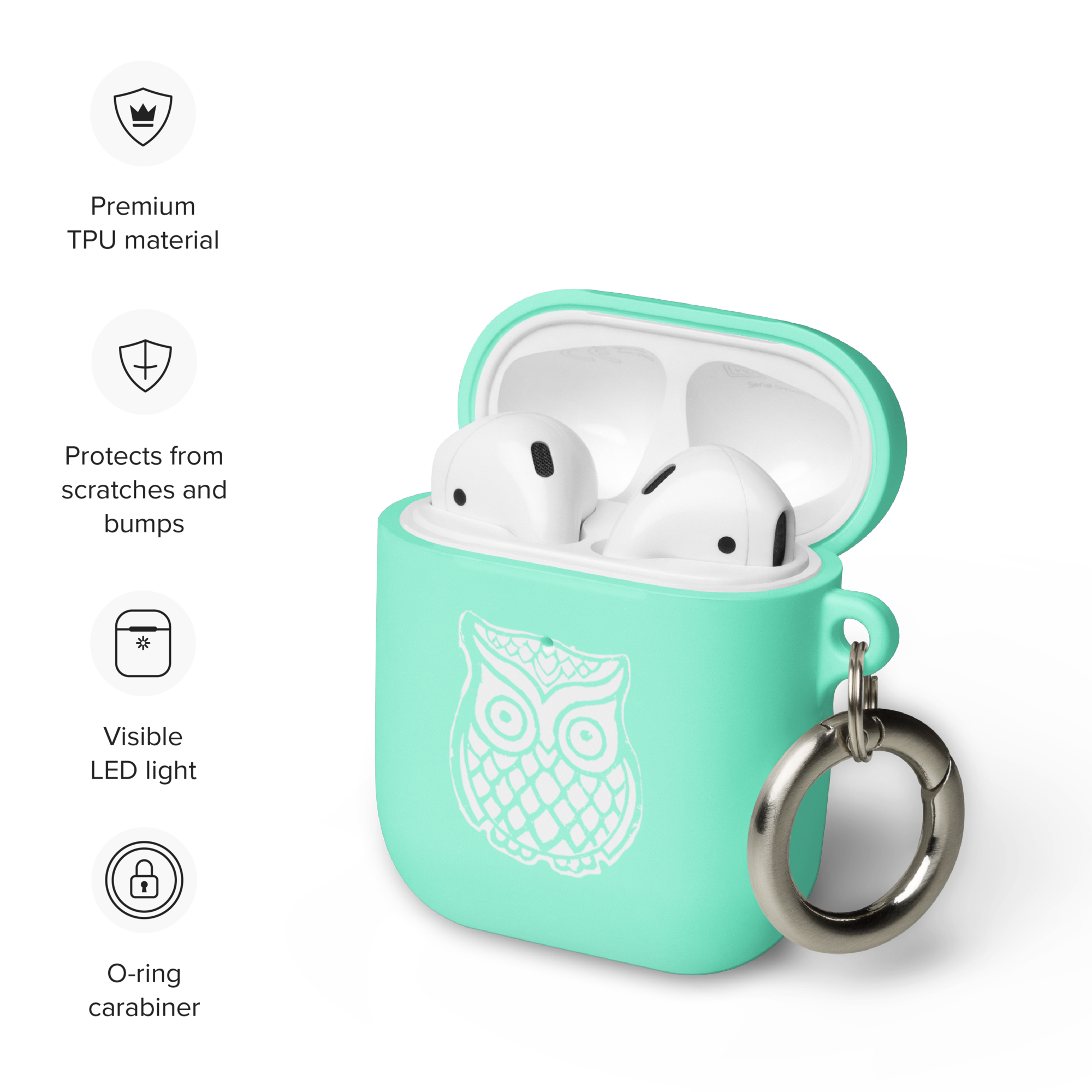 jazz gennemse Atticus AirPods case — Little Owl Café