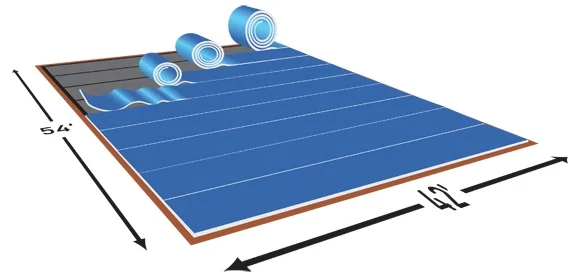 42 X 42 Gymnastics Spring Floor Power Equipment