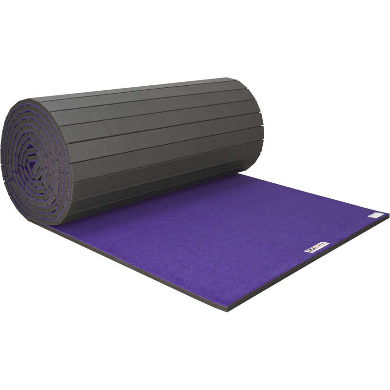 Purple 42' x 6' x 1 & 3/8th Flexible Carpet Bonded foam — Glory