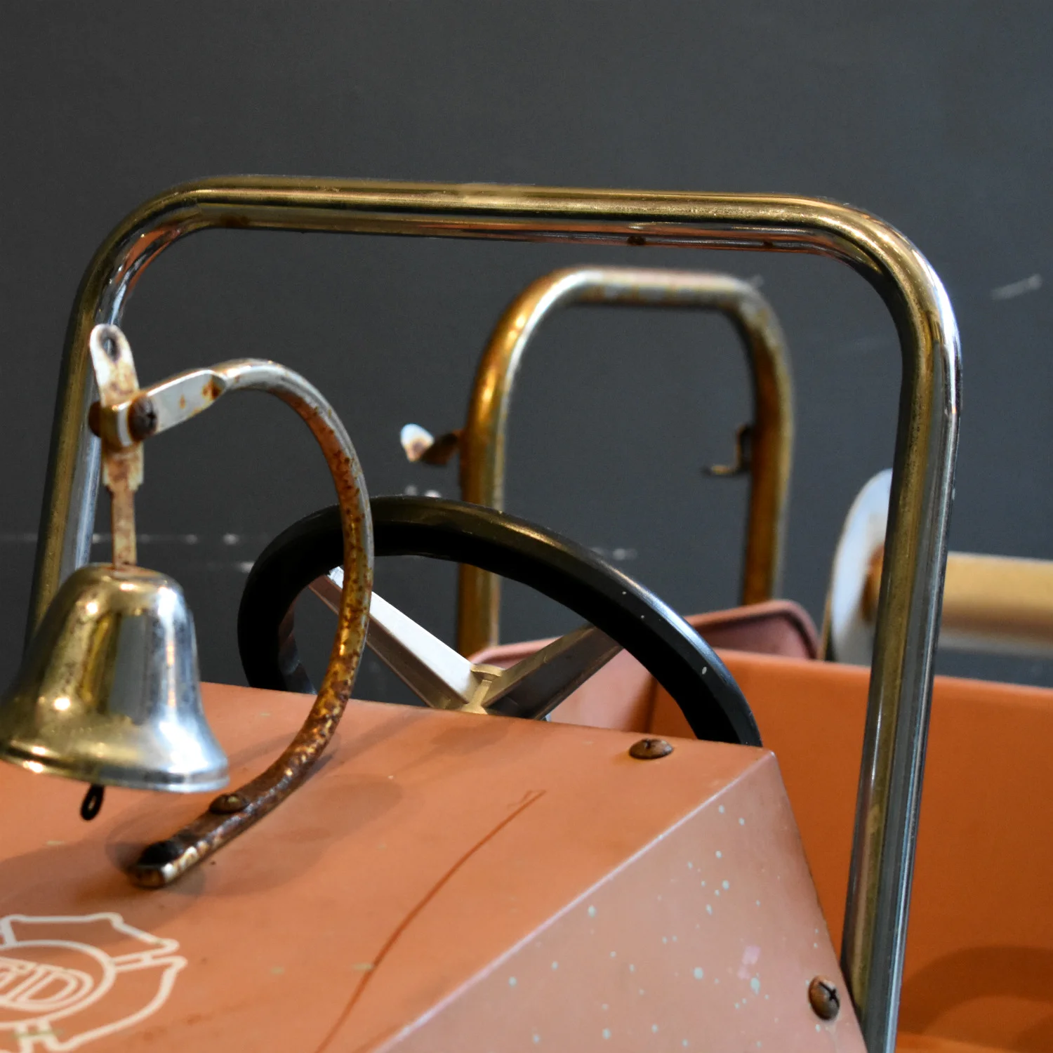 buddy l fire truck pedal car