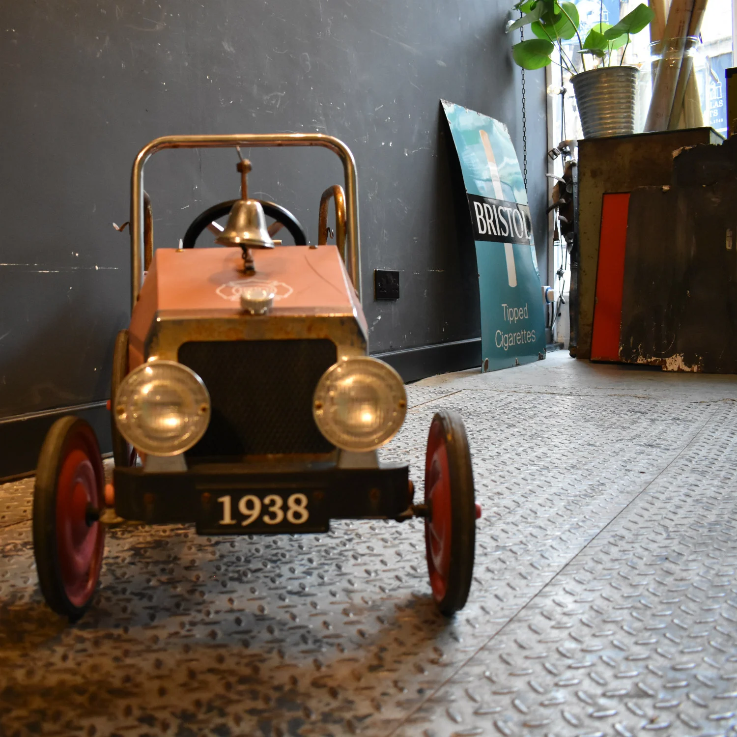 buddy l pedal fire truck