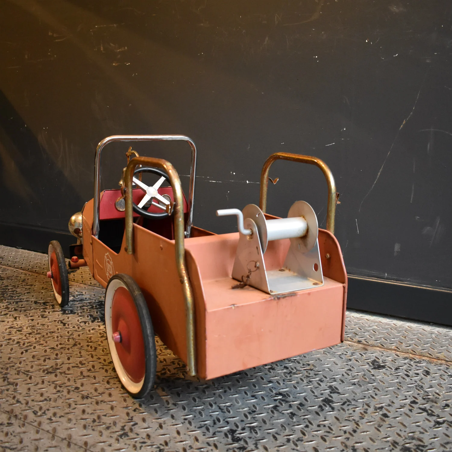 buddy l fire truck pedal car