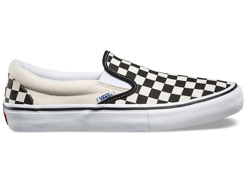 vans slip on sale white