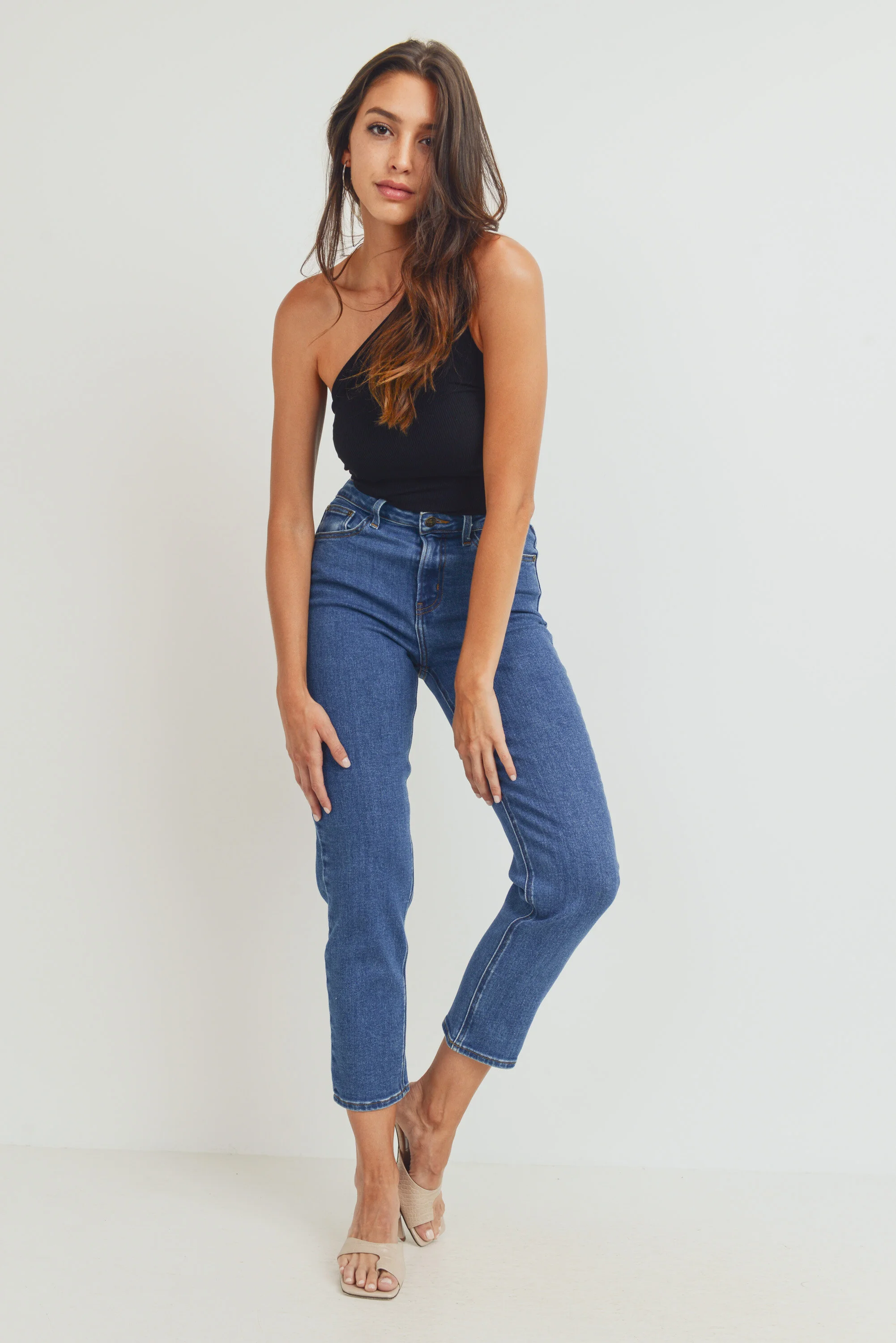 stretch curvy mom jean