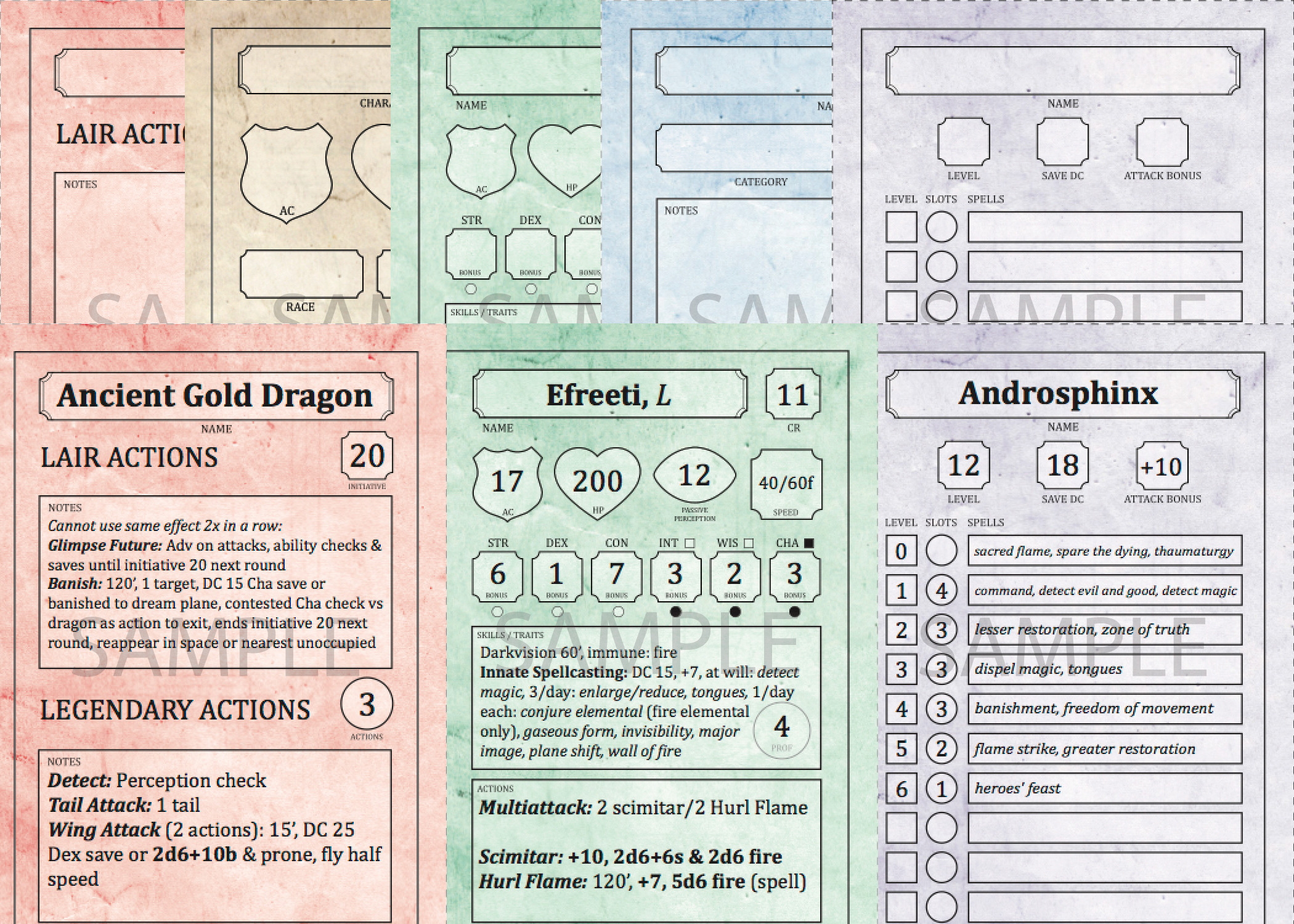 Marketing campaign Package: Battle Playing cards Main Established The Arcane Library picture relating to Printable Spell Cards 5e identify Marketing campaign Offer: Beat Playing cards Main Established The Arcane Library