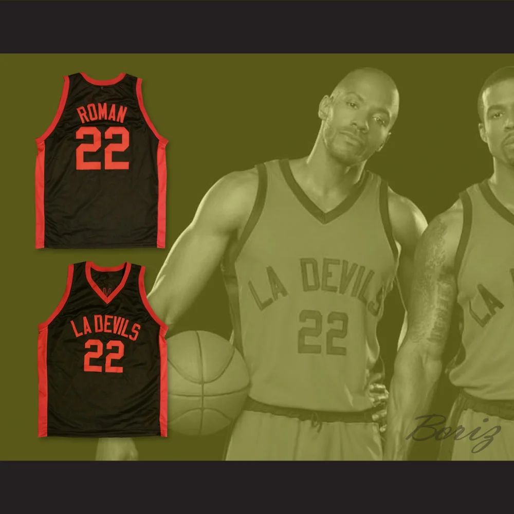 Mckinley Freeman Derek Roman 22 La Devils Basketball Jersey Hit The Floor Boriz