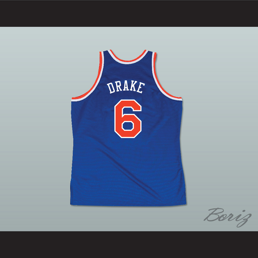 Drake 6 OVO Blue Basketball Jersey MSG 