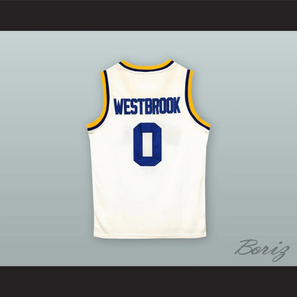 russell westbrook white ucla jersey