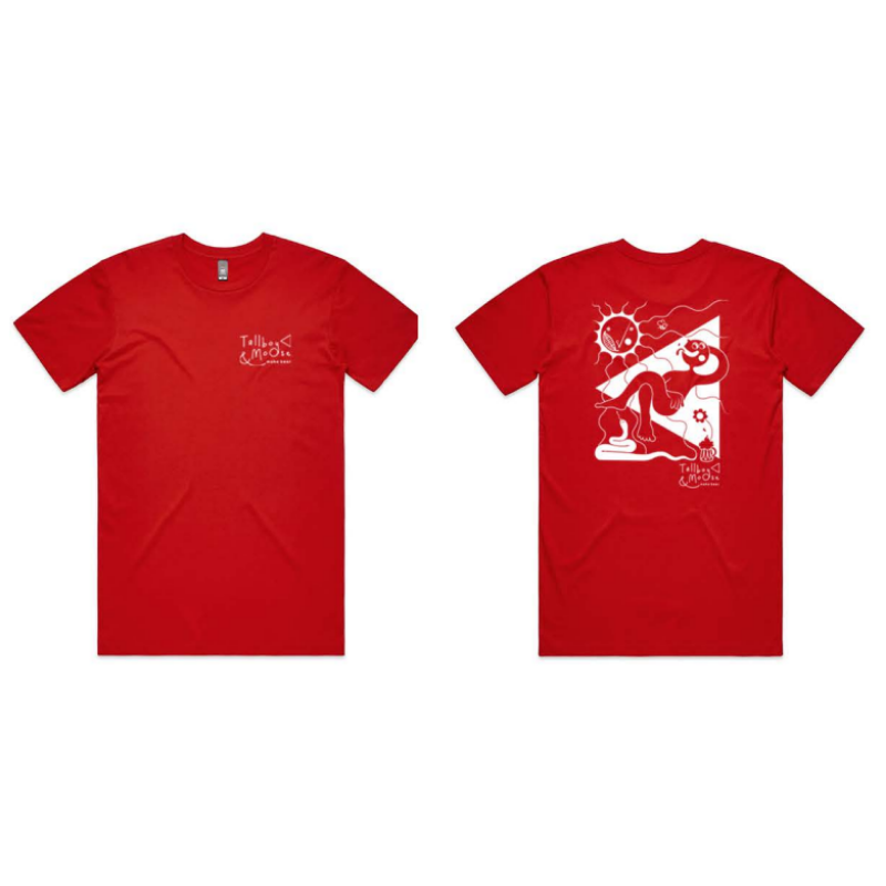 Sunray T-Shirt in Black \u0026 Red 