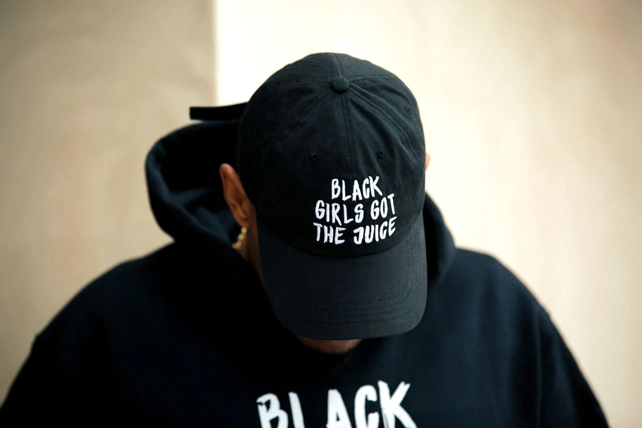 black girl baseball cap