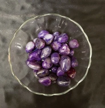 Purple agate sale