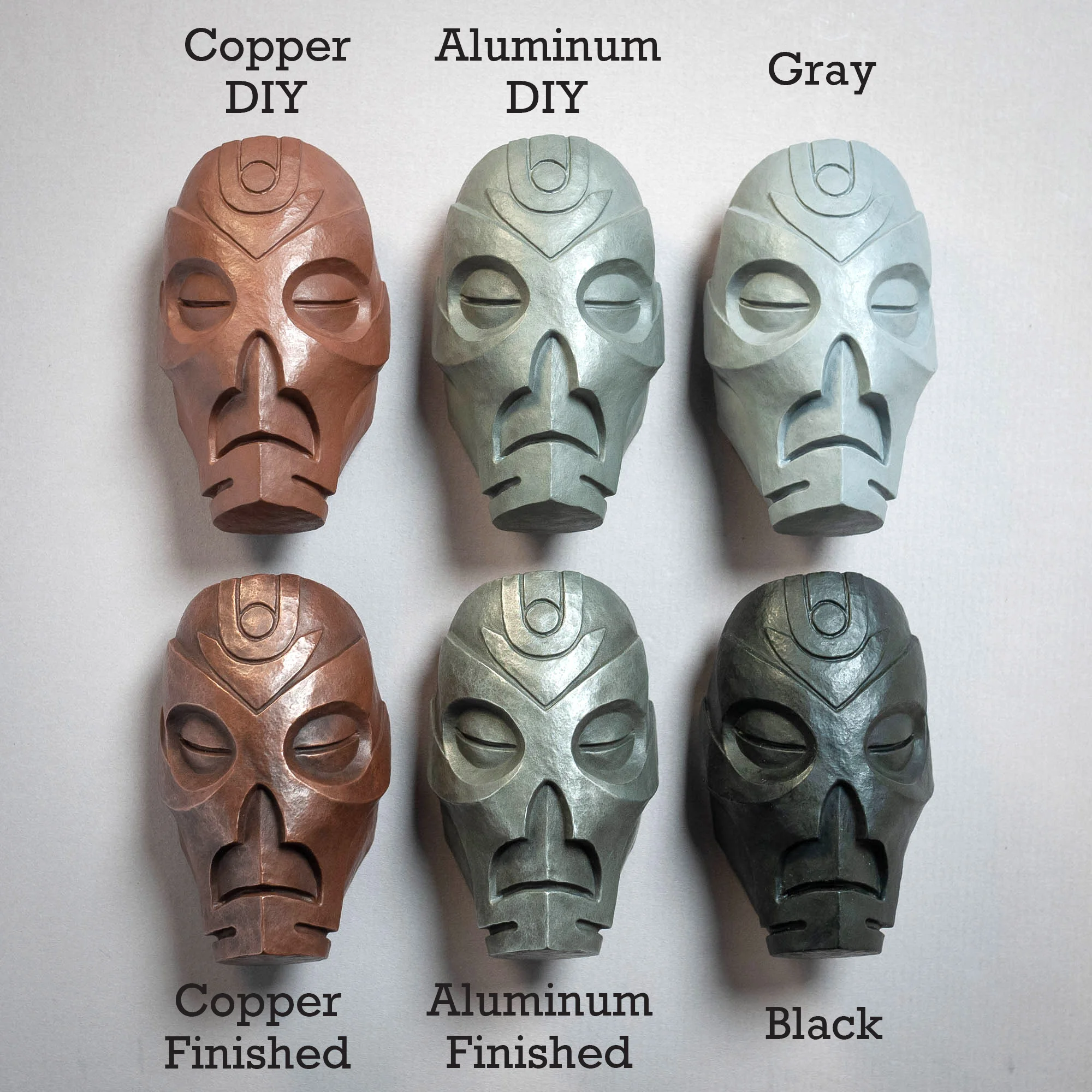 Skyrim Dragon Priest Mini Mask Resin Magnet Handmade Refrigerator Art Modulus Props