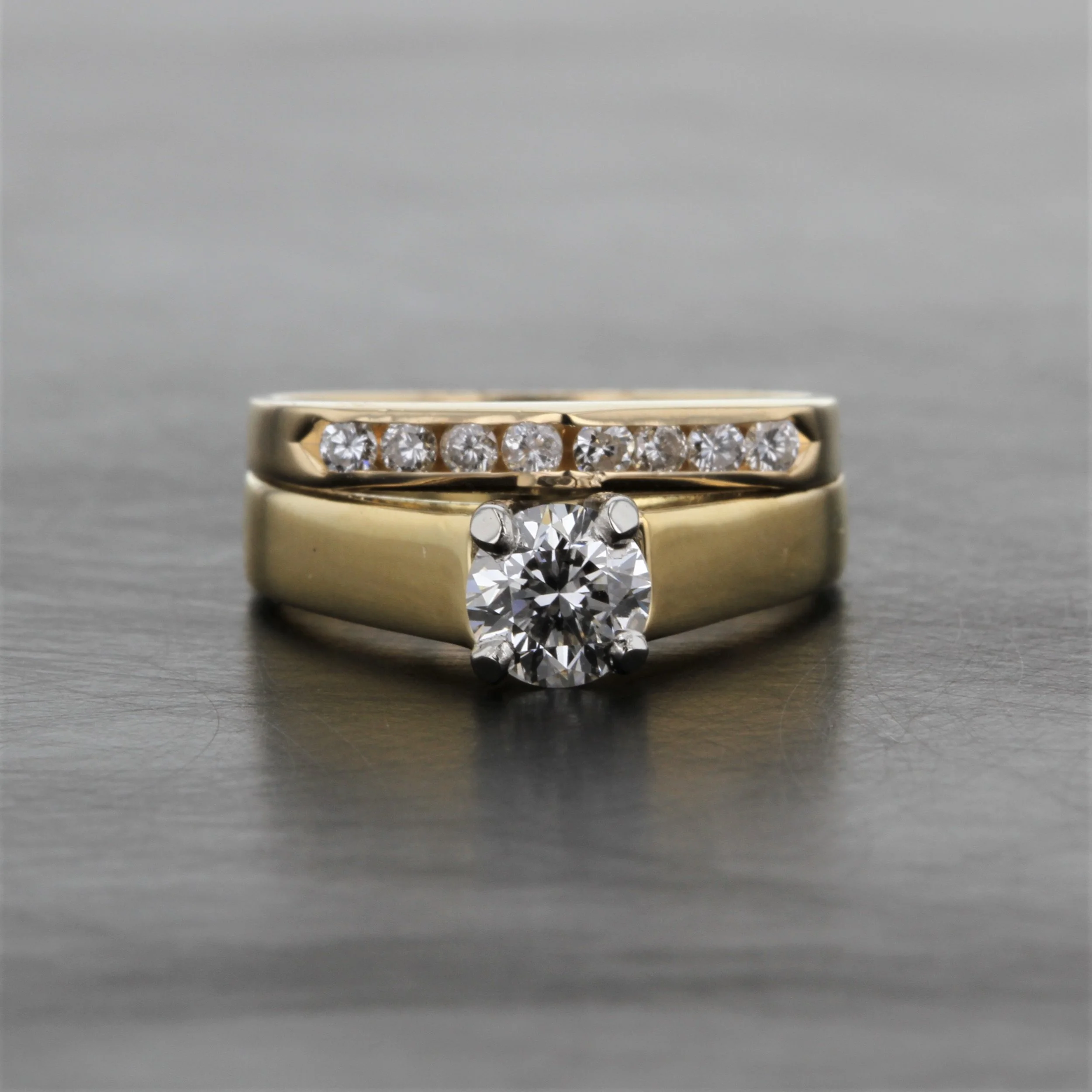 18 Kt Platinum Diamond Wedding Set Kizer Cummings Jewelers