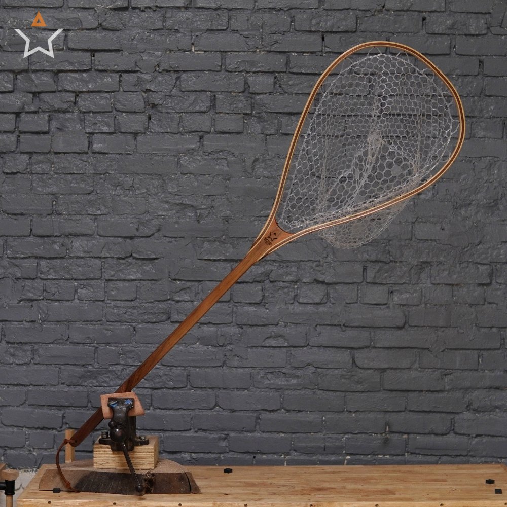 Classic Big Dipper Wooden Fly Fishing Net Wood Fly Fishing net - Handcrafted  Custom Fly Fishing net made in the USA