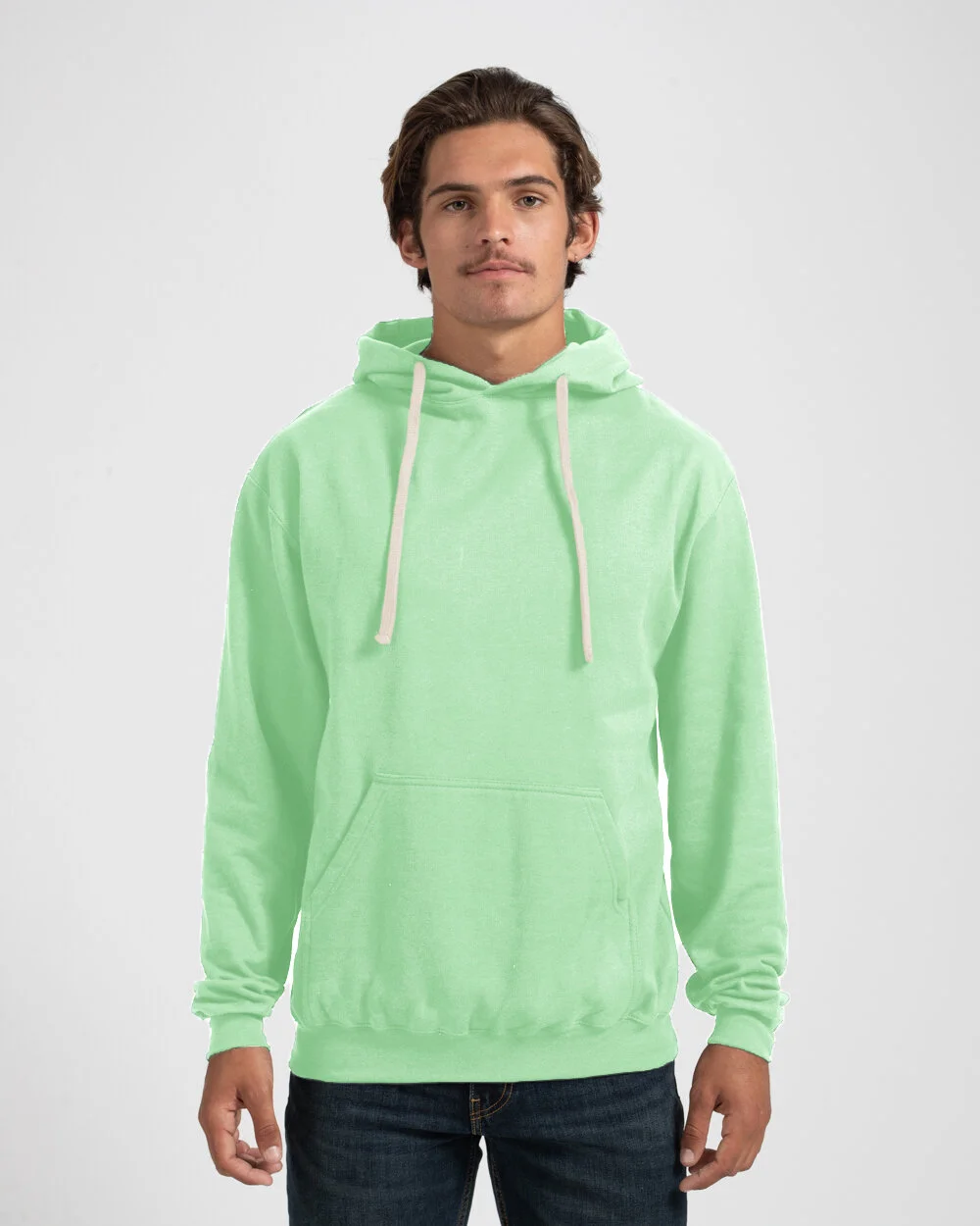 mens fleece hoodie pullover