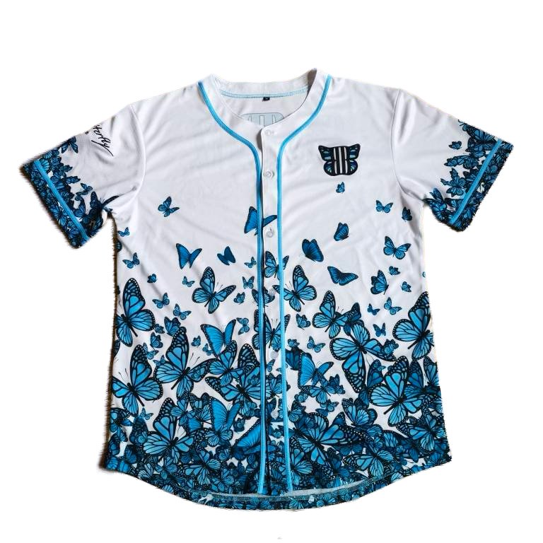 The Blue Butterfly Hockey Jersey — Grabbitz