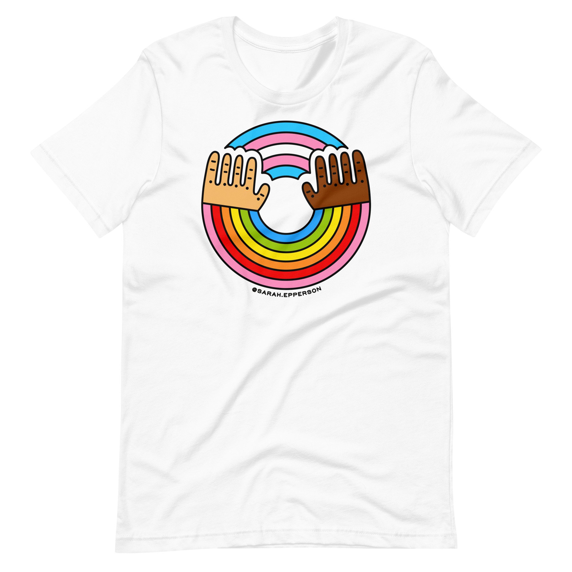 Rainbow boobs T-shirt