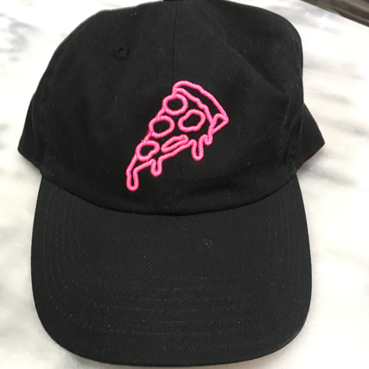 pizza baseball cap