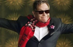 Elton John in the Burberry Festive Film Behind The Scenes, shot by Burberry