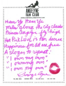angelyne-letter
