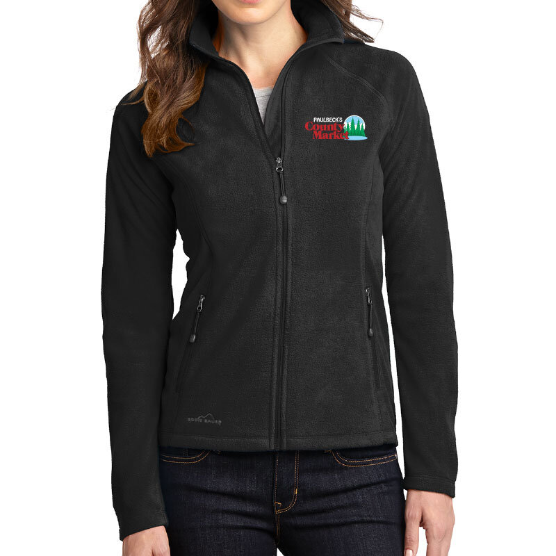 ladies micro fleece jacket full zip