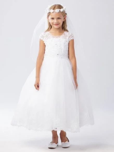 embroidered white dress