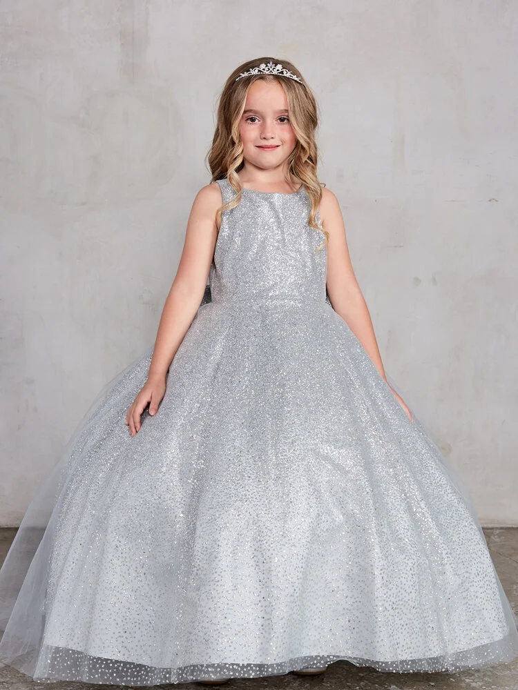 Grey silver flower girl dresses new arrivals