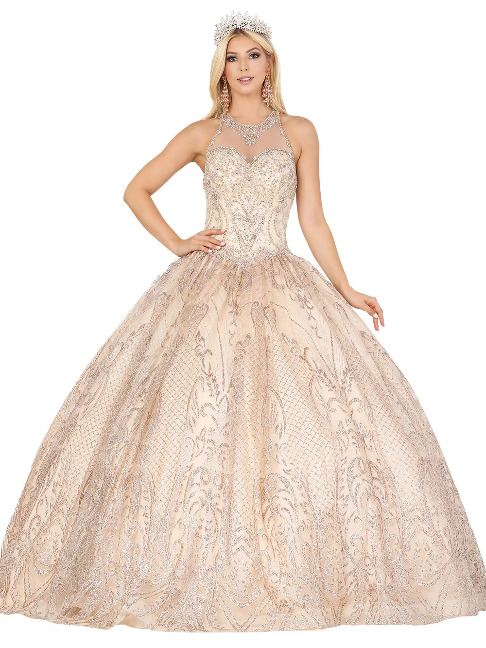 champagne quinceanera