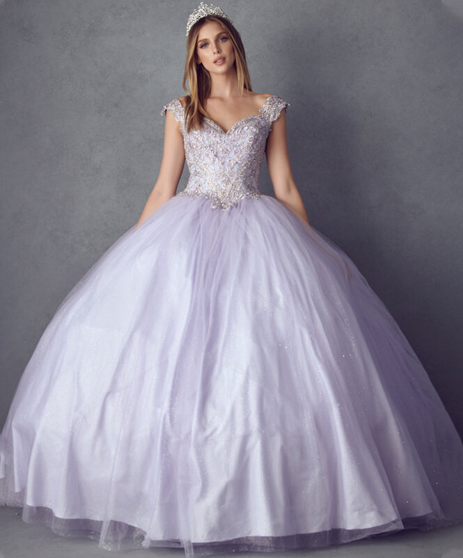 Lilac purple quinceanera dresses online