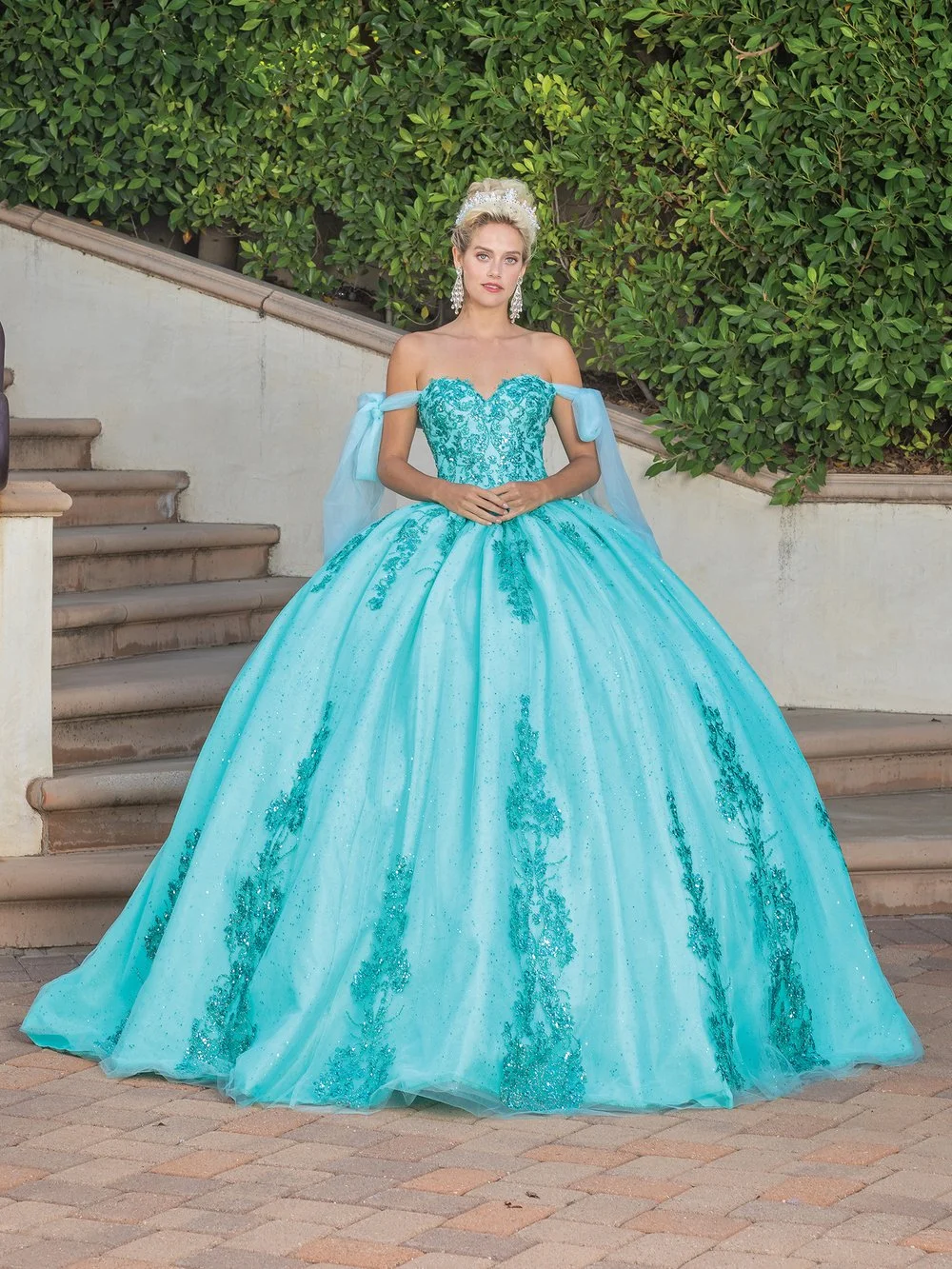 Mint Quinceanera Dress DQ1791 Danielly s Boutique
