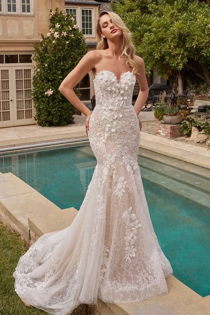 Off white bridal gowns discount