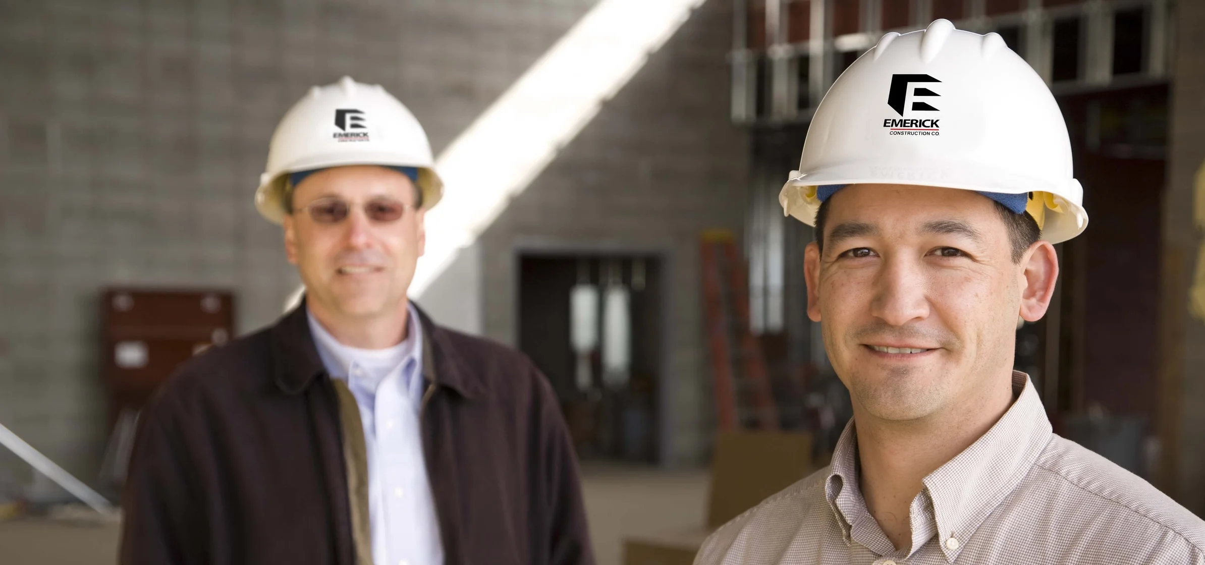 Art Beyer, Project Executive and Mike Williams, Project Manager with Emerick