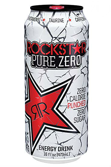 Rockstar Pure Zero Punched Sugar Free Cans 16oz 24 Pack Chicago City Distributors Inc